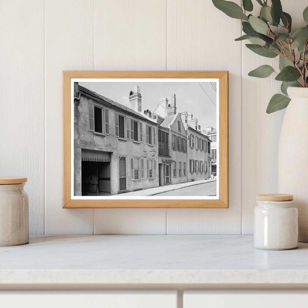 Charleston SC Vintage Architecture Photo 1953