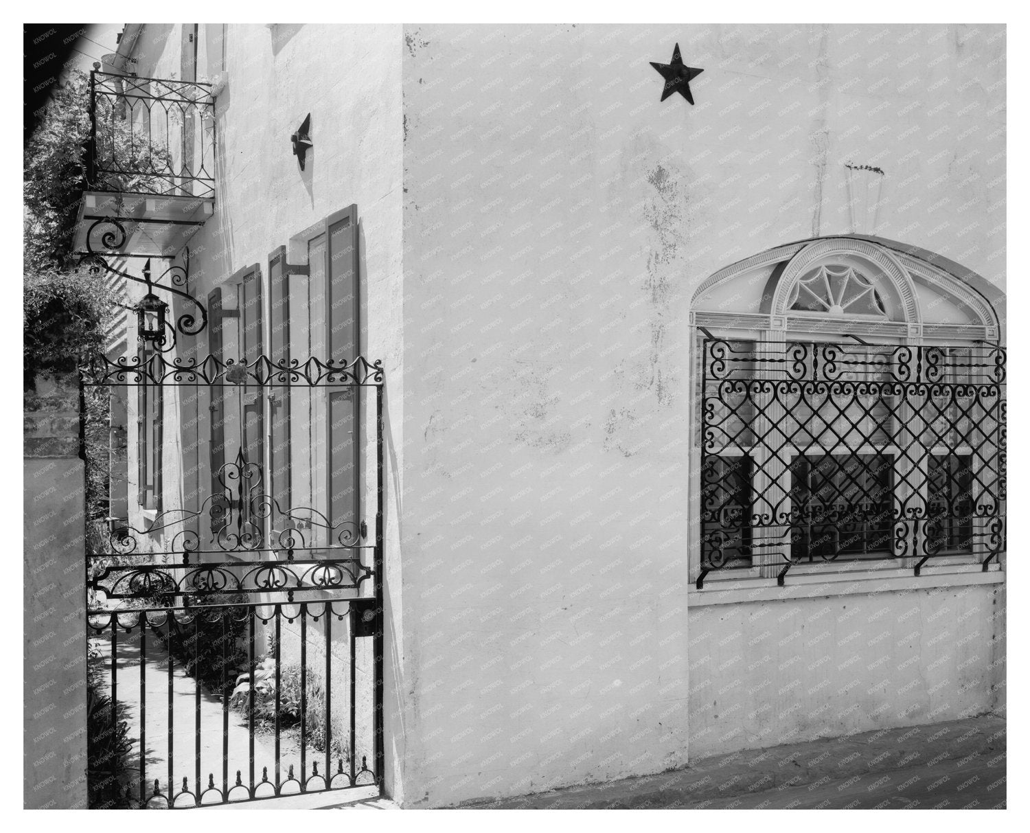 Charleston SC Architectural Detail Photo 1953