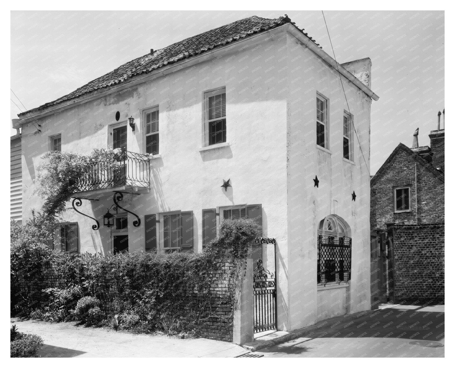 Charleston, SC Architecture Photograph, Early 20th Century