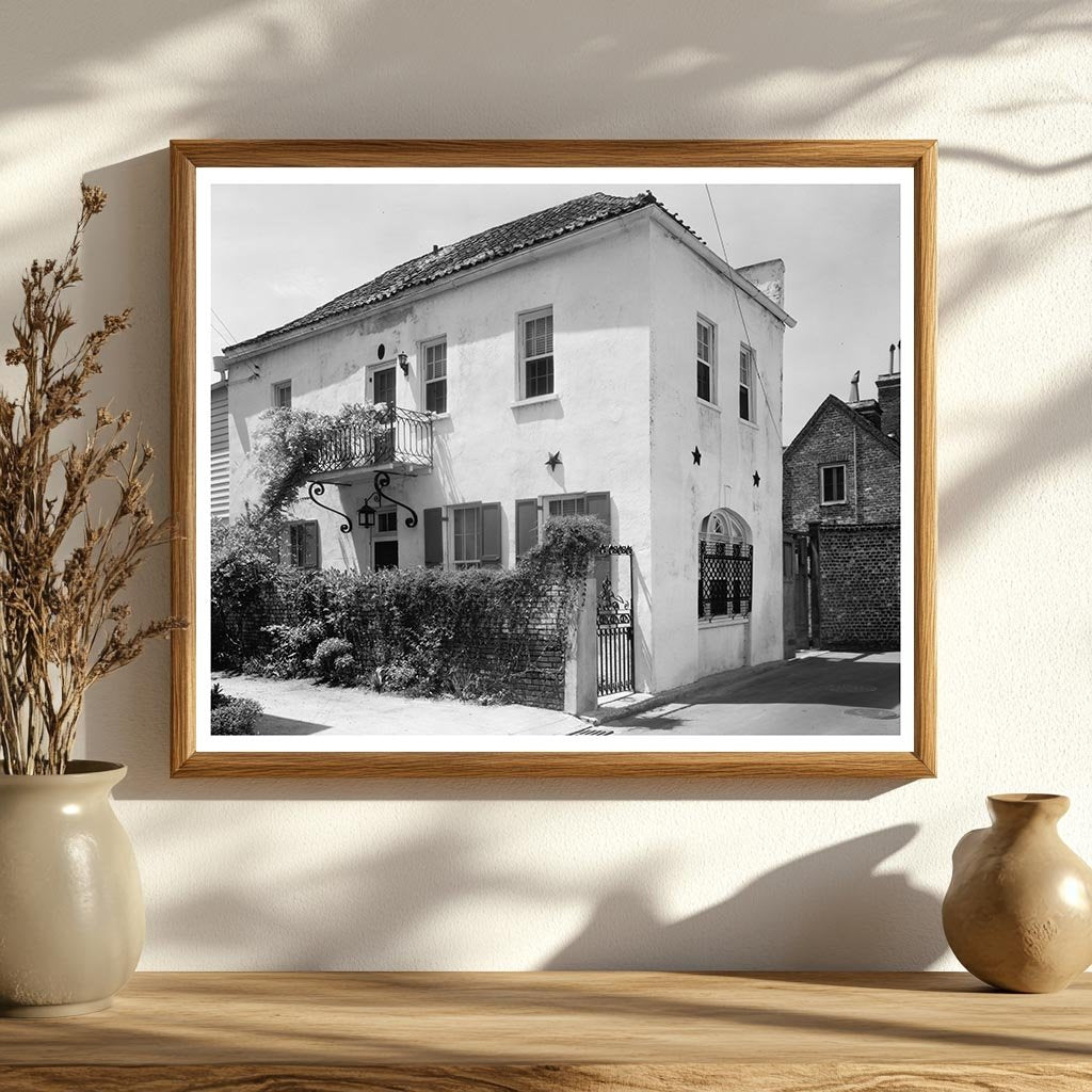 Charleston, SC Architecture Photograph, Early 20th Century