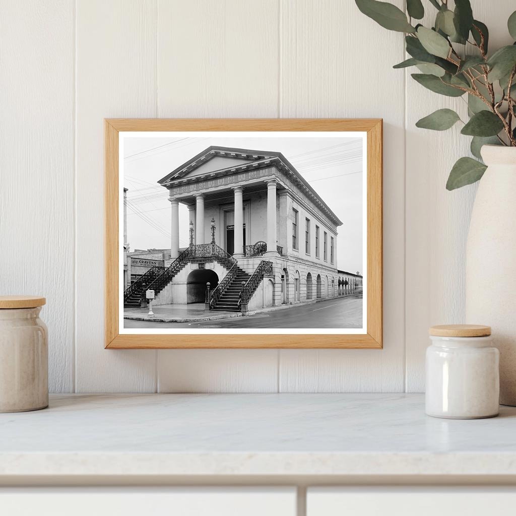 Charleston SC Architecture 1953 Vintage Photograph