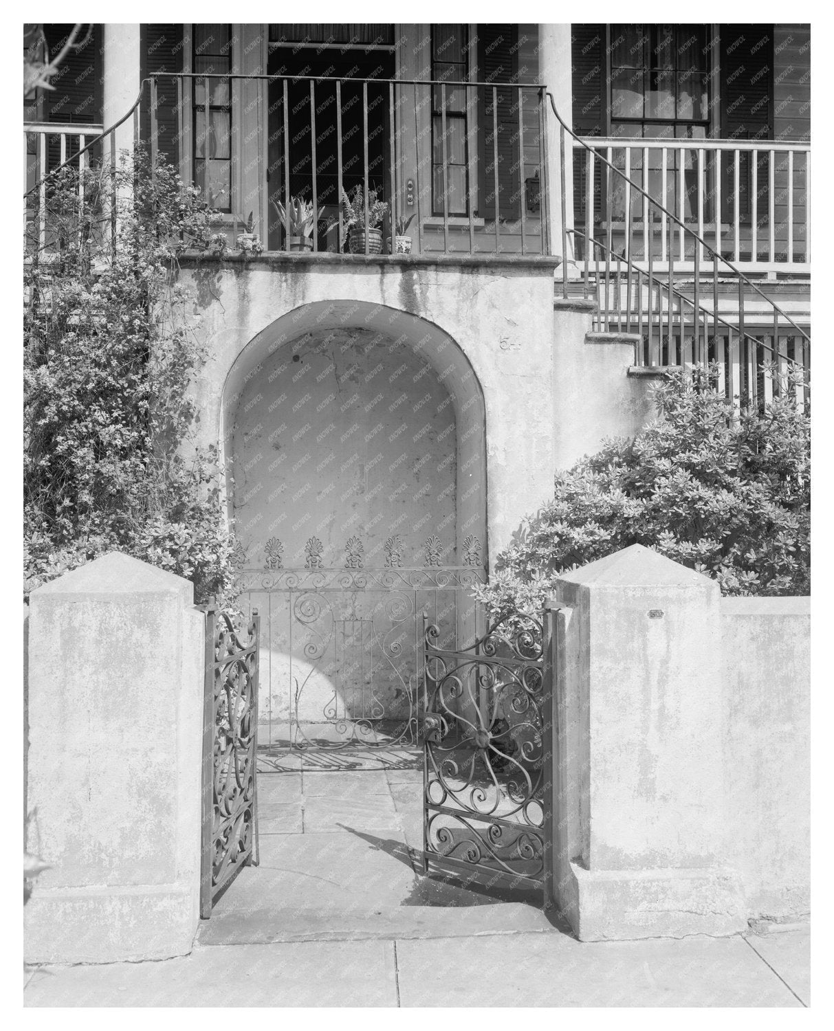 Dr. Josiah Smith House, Charleston SC, Historic Photo 1953