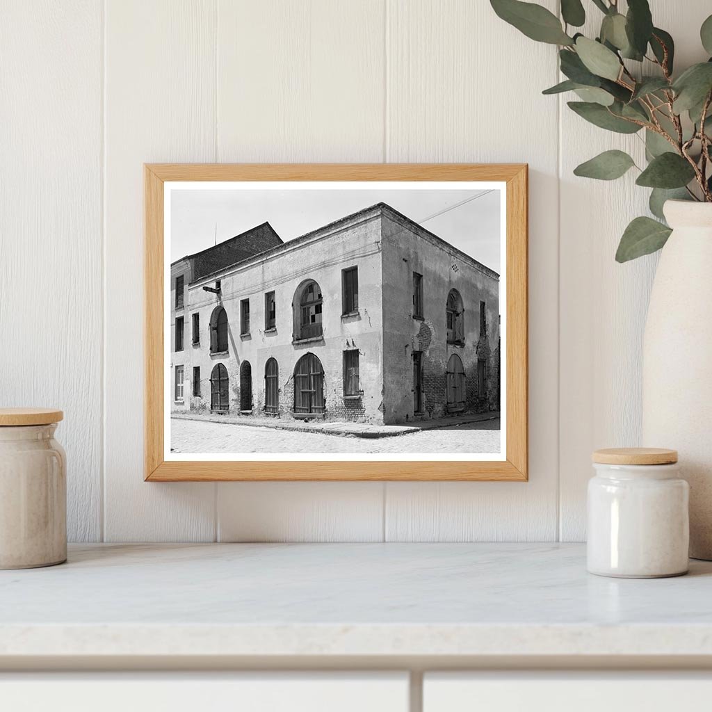 Charleston SC Abandoned Building Photo 1953