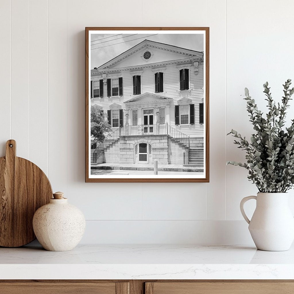 William Gibbes House, Charleston SC, 1789 Vintage Photo