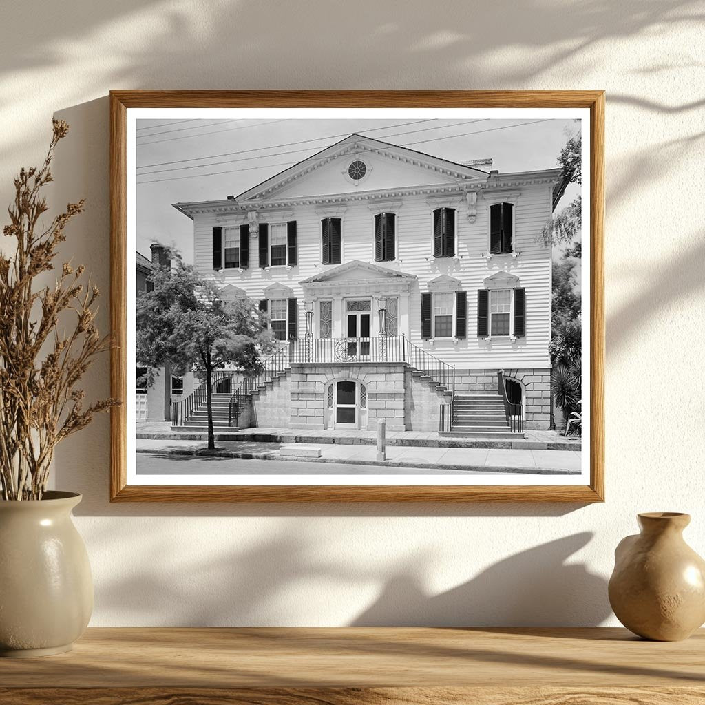 William Gibbes House, Charleston SC, 1953 Architecture Photo