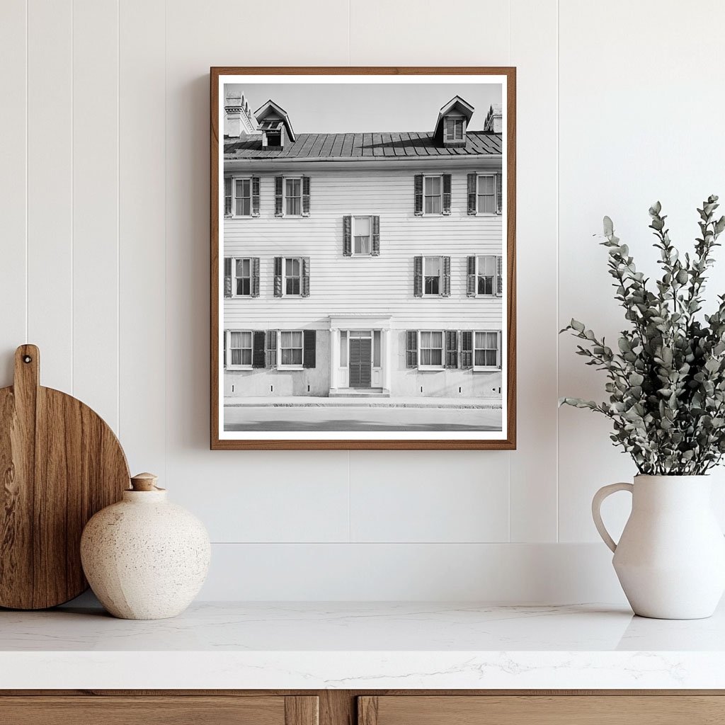 James W. Wilkerson House, Charleston SC, 1953 Photo