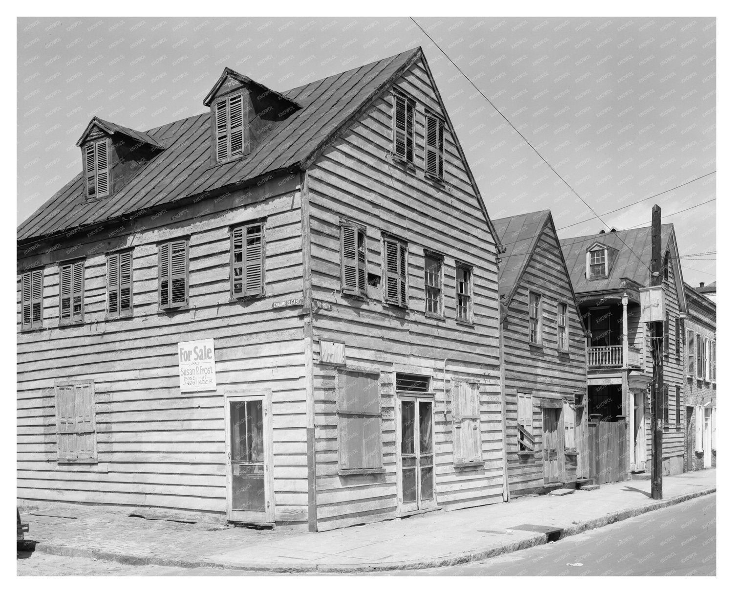Abandoned Building in Charleston, SC - 20th Century Photo