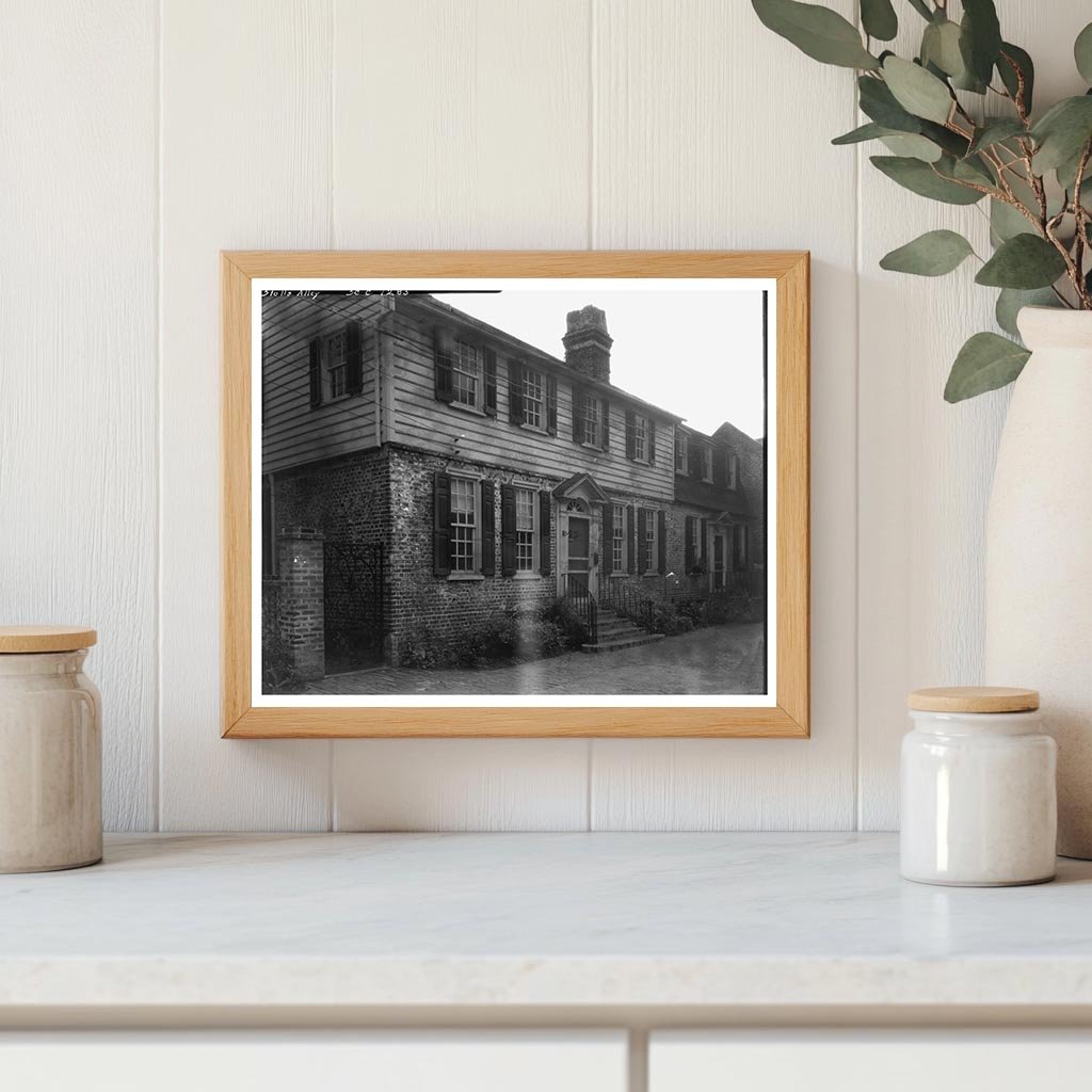 Stolls Alley, Charleston SC, 1953 Vintage Photograph