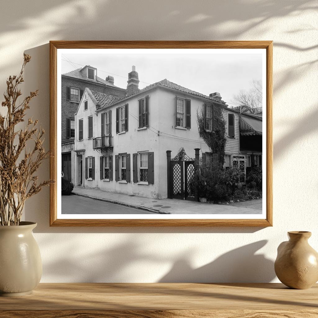 Vintage Charleston Architecture, South Carolina, 20th Centur
