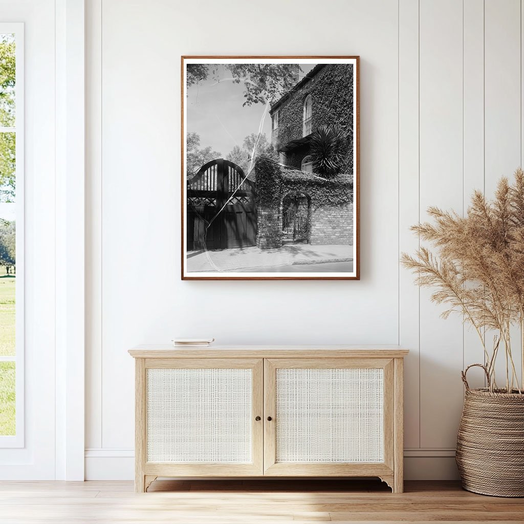 Charleston SC Iron Gate Vintage Photo 1864-1952