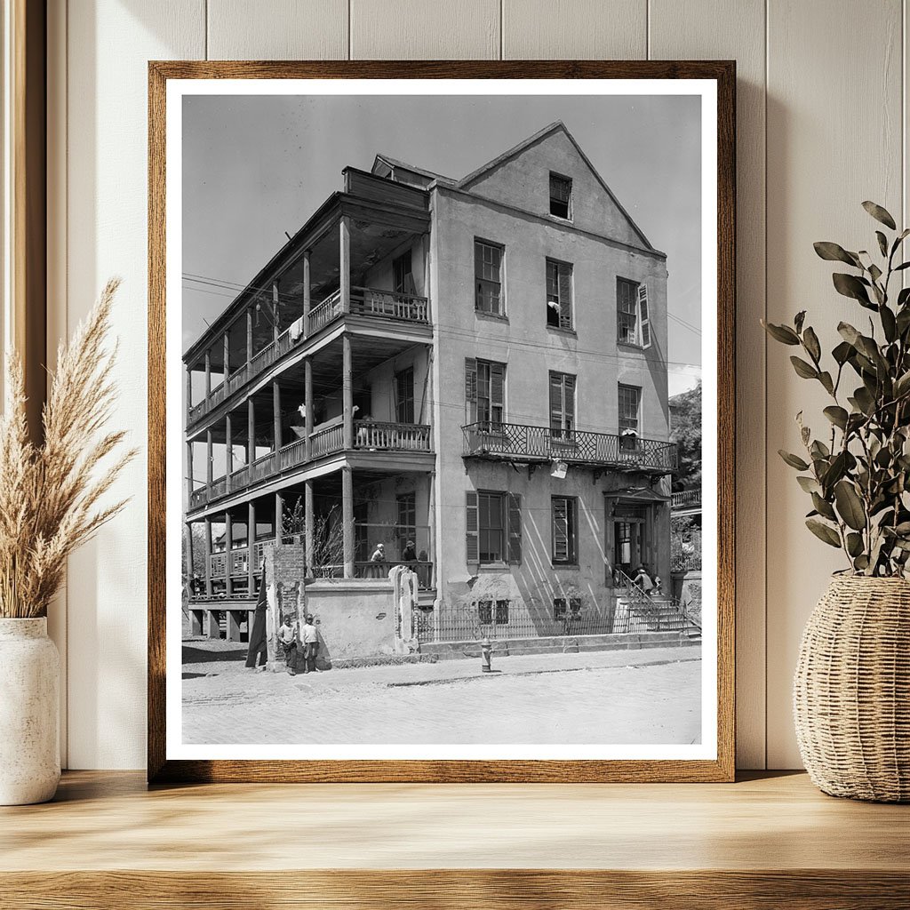 Charleston SC Urban Life Photo 1900s