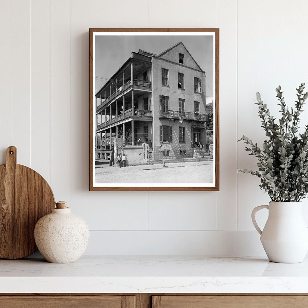 Charleston SC Urban Life Photo 1900s
