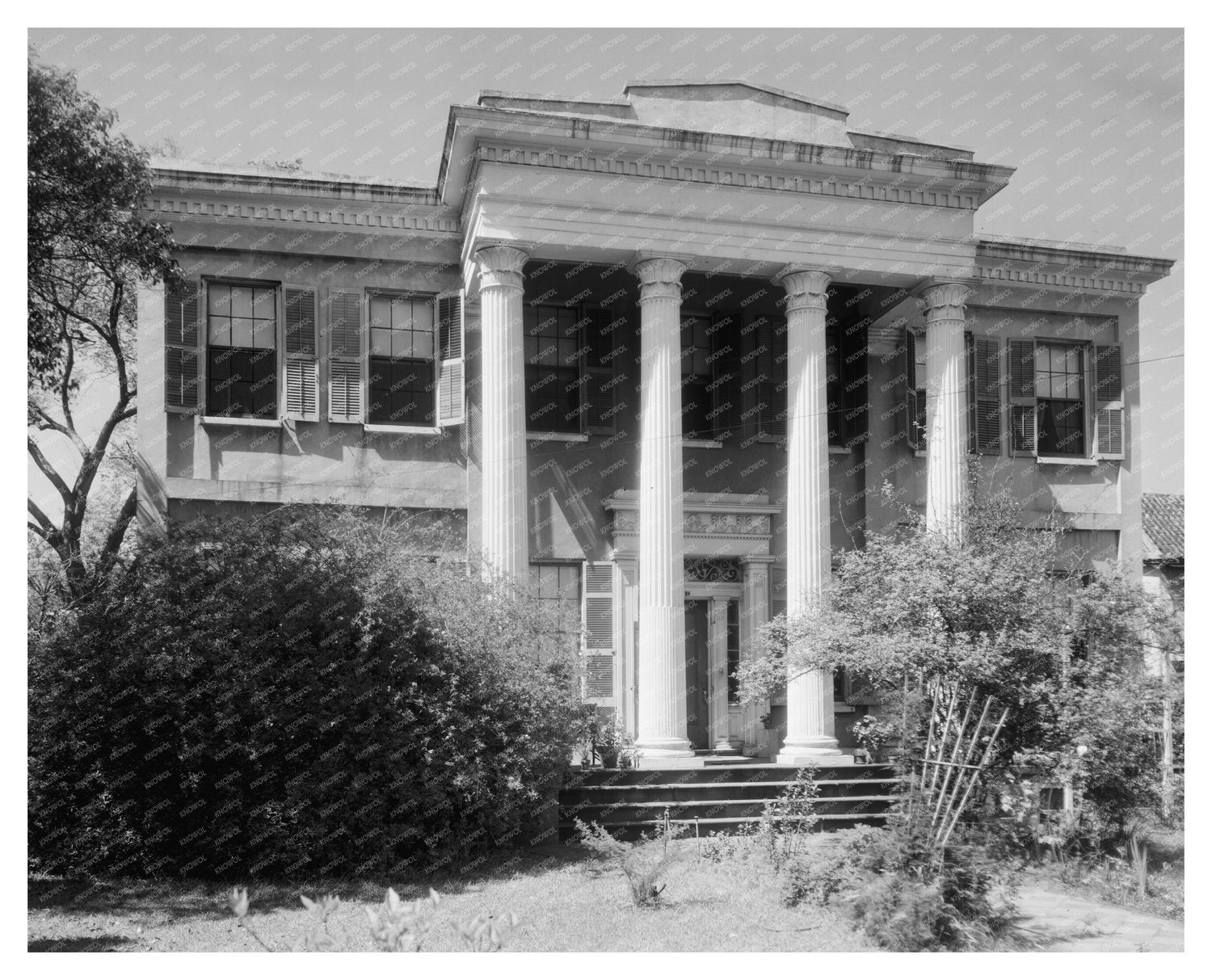 Charleston SC Architecture, Early 1900s Vintage Photo