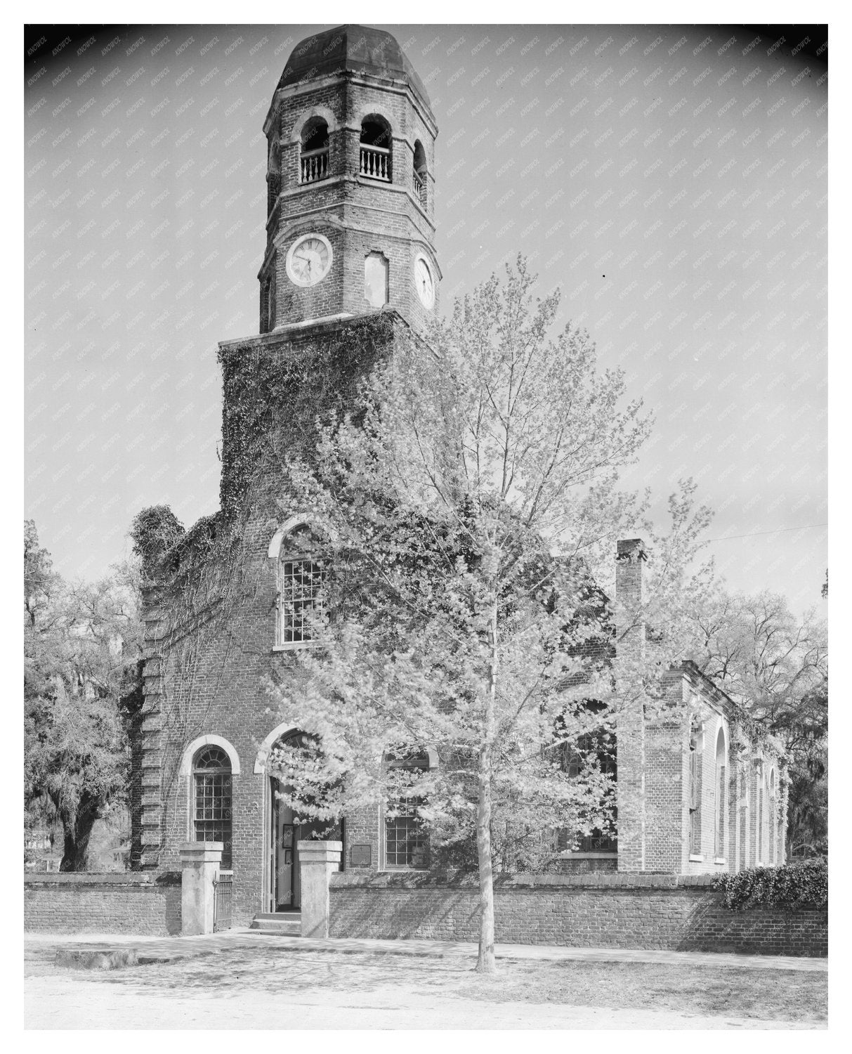 Historic Clock Tower, Georgetown SC, 1953