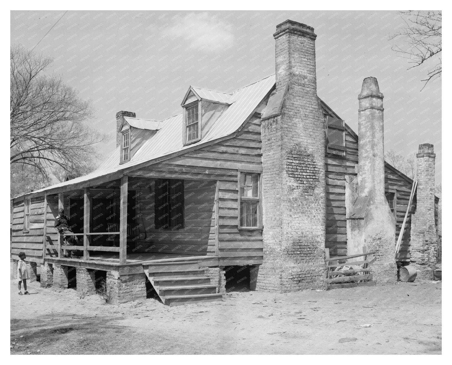 Mansfields Quarters Photo, Georgetown SC, Early 1900s