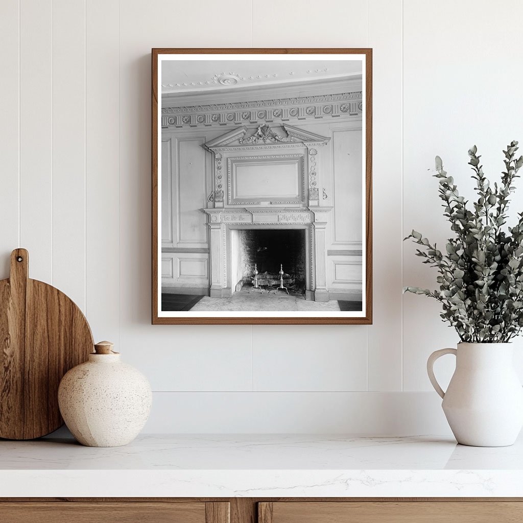 1740 Interior of Charleston, SC - Vintage Photo 1938