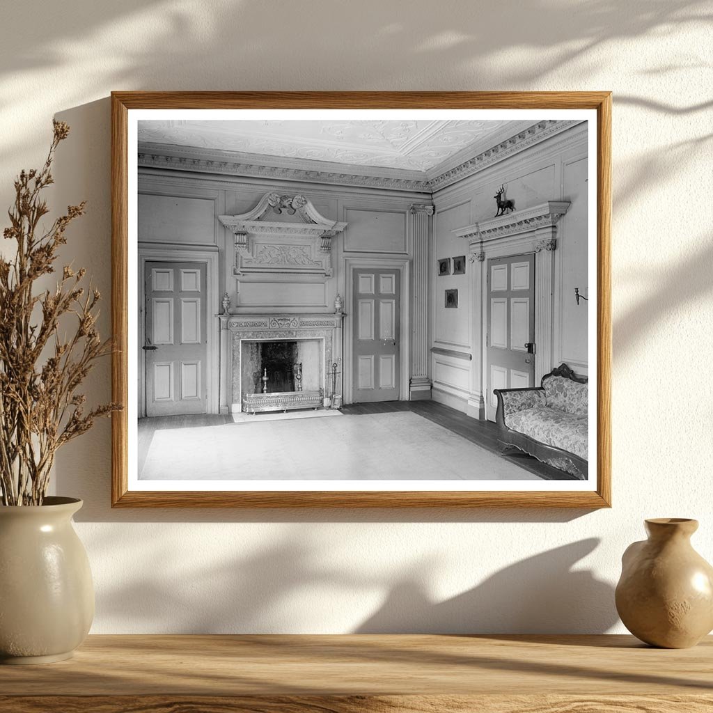 Historic Interior of 1740 Dwelling, Charleston SC, 1938