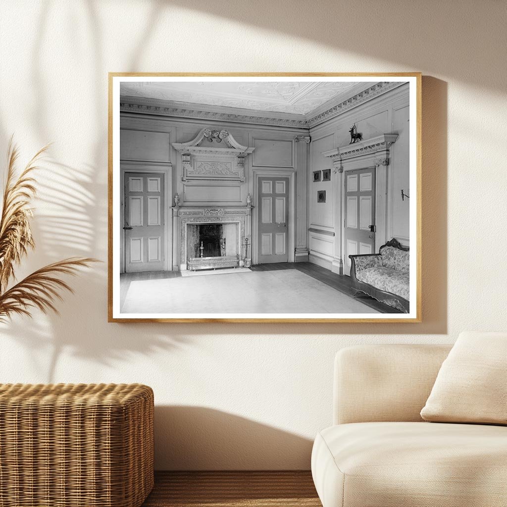 Historic Interior of 1740 Dwelling, Charleston SC, 1938