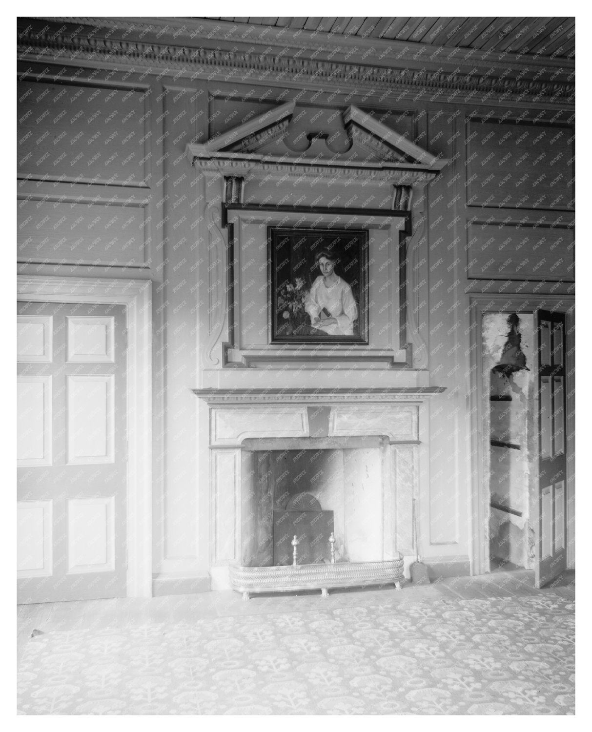 Historic 1740 Building in Charleston, SC - Vintage Photo