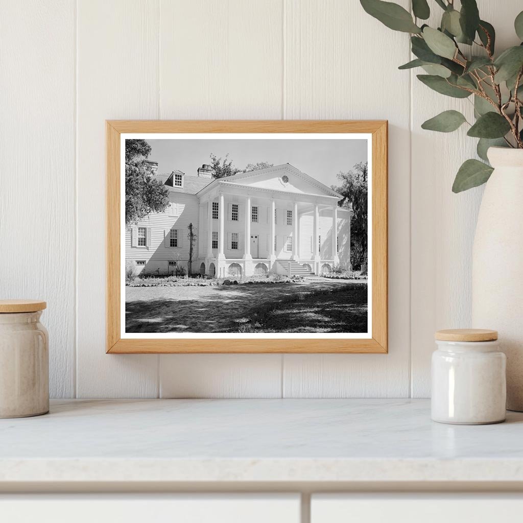 Historic 1735 Building in McClellanville, SC - 1938 Photo