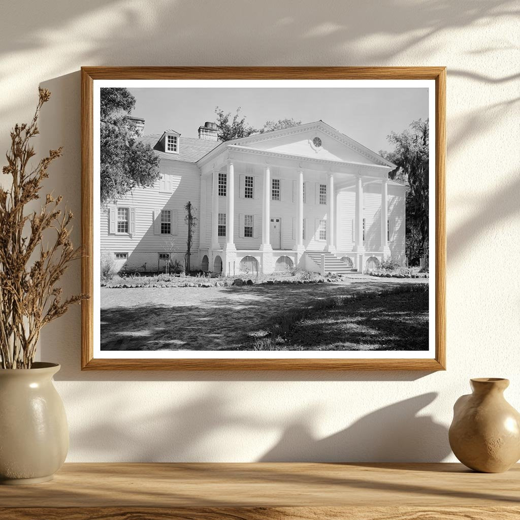 Historic 1735 Building in McClellanville, SC - 1938 Photo