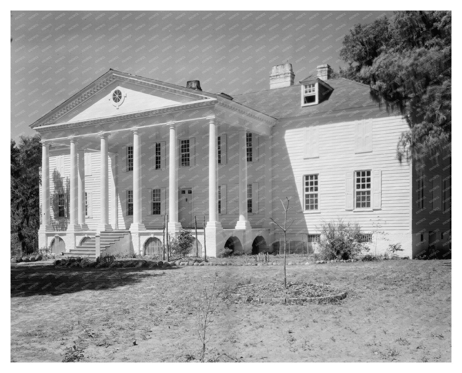 Historic Building in McClellanville, SC - 1938 Photo