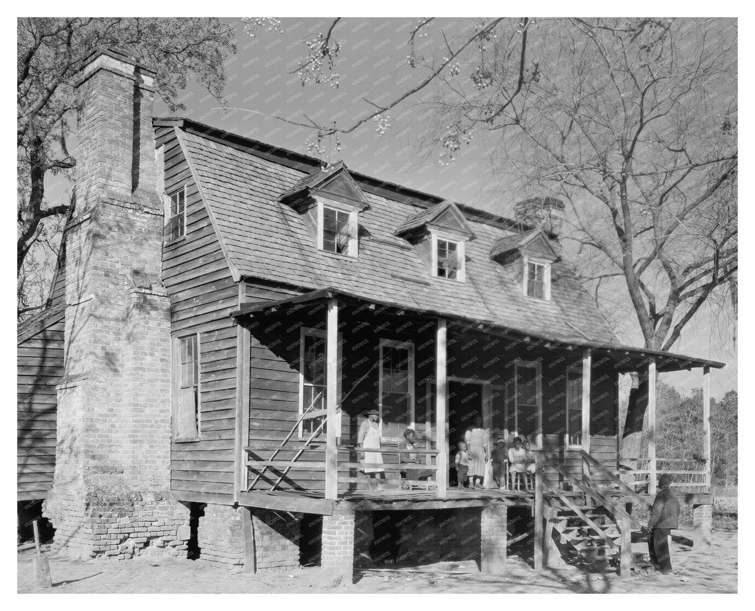 1720 de St. Julien Home, Pinopolis SC, 1938 Photo