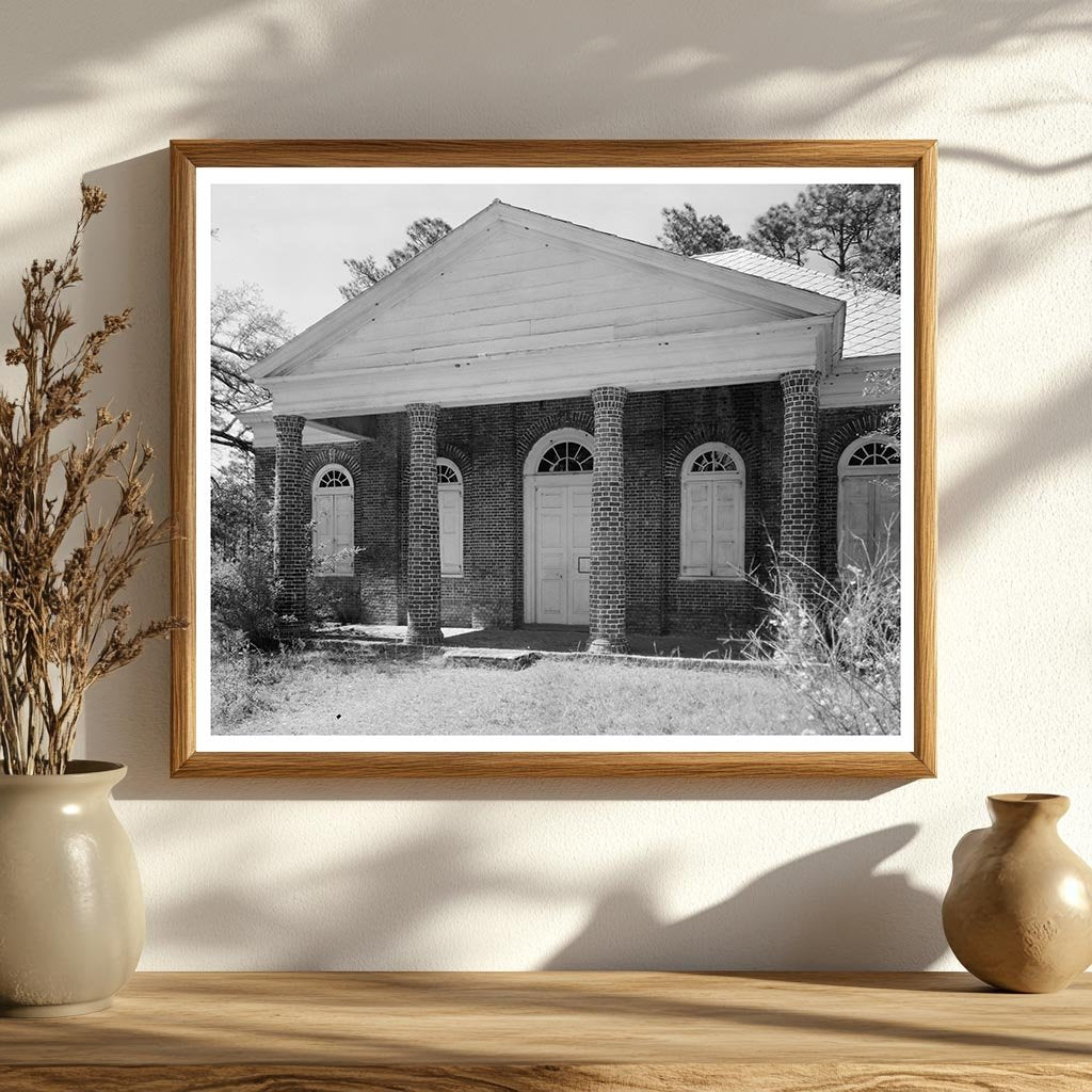 Huguenot Church McClellanville SC 1768 Vintage Photo