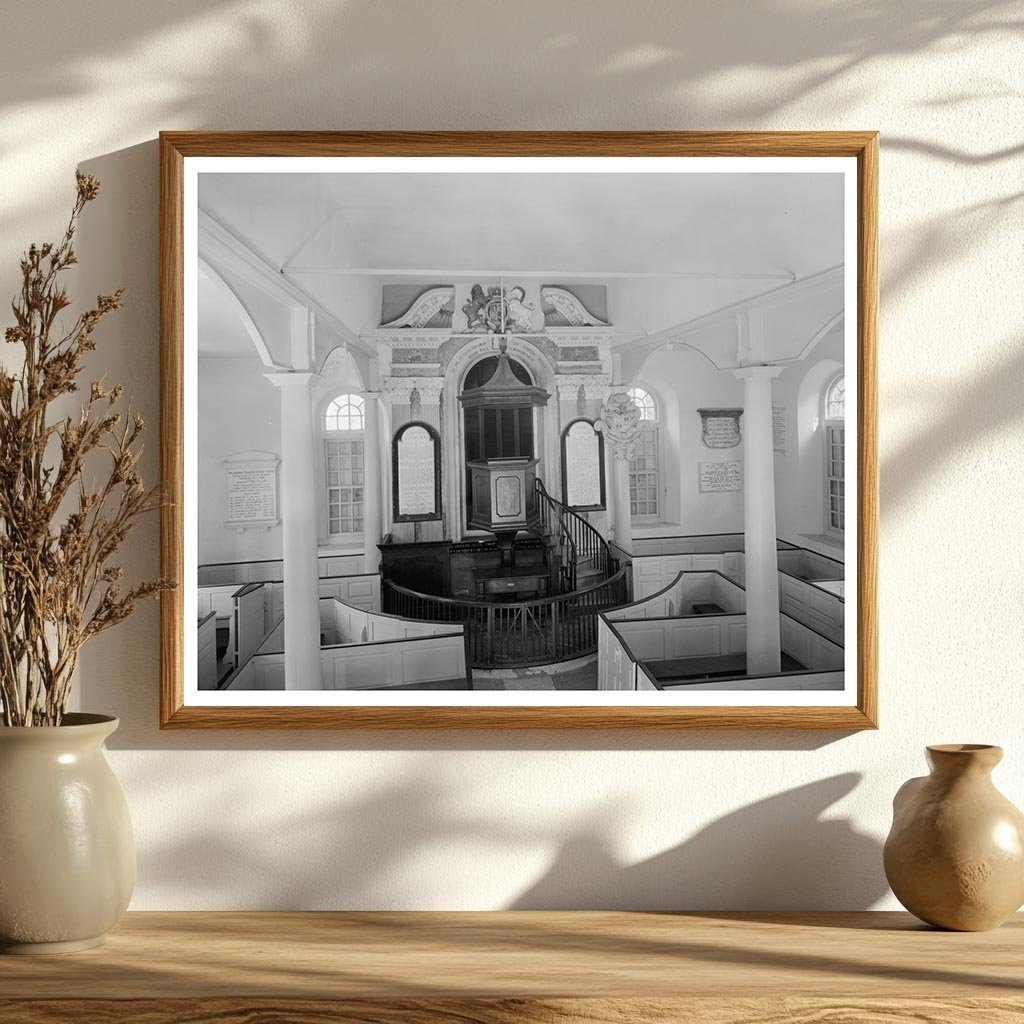 Goose Creek SC Historic Church Photo 1719 1938