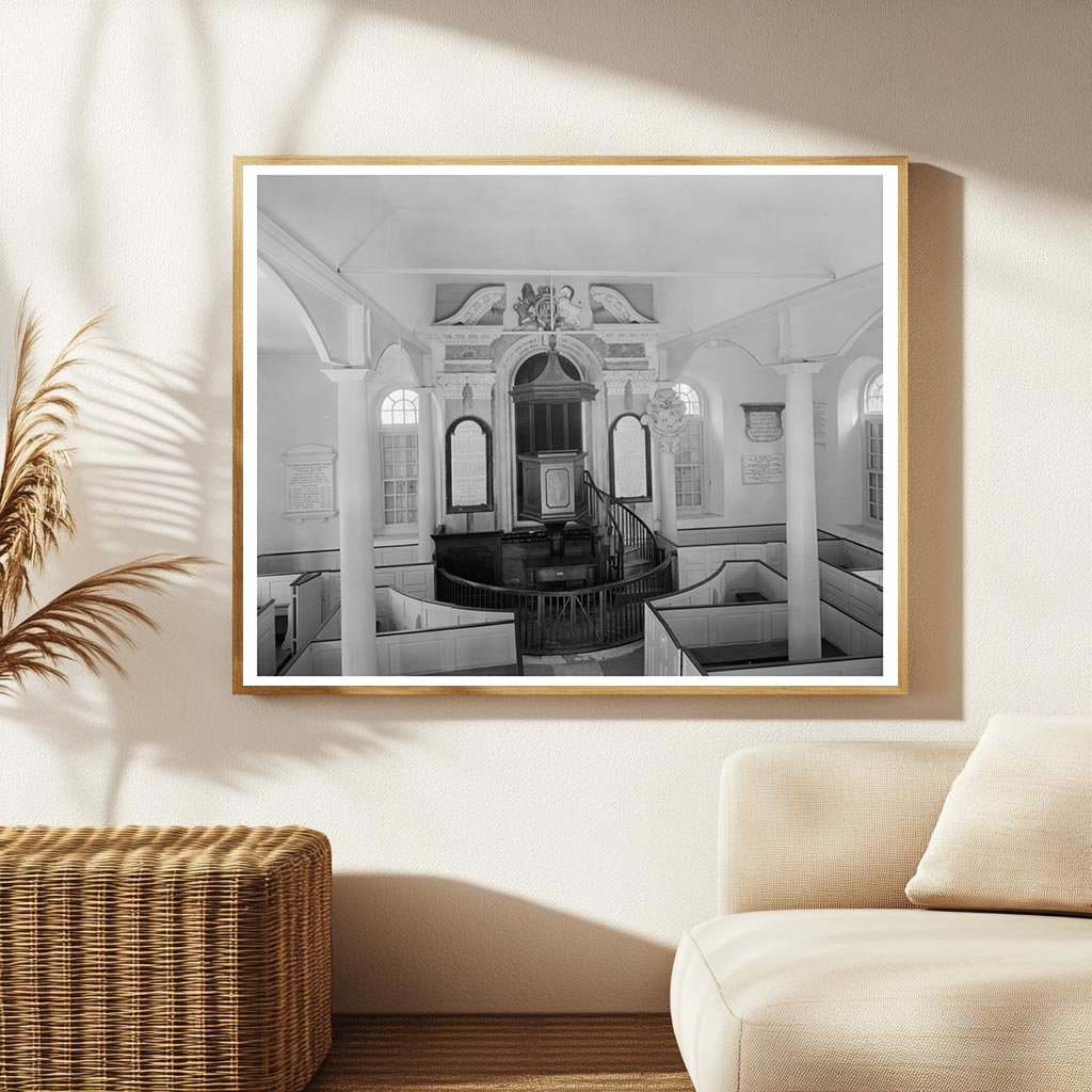 Goose Creek SC Historic Church Photo 1719 1938