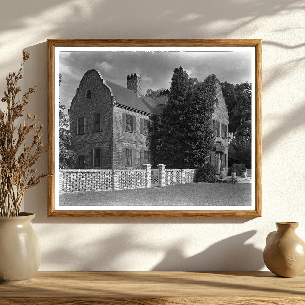 Historic Estate near Ashley River, SC 1755, 1938 Photo