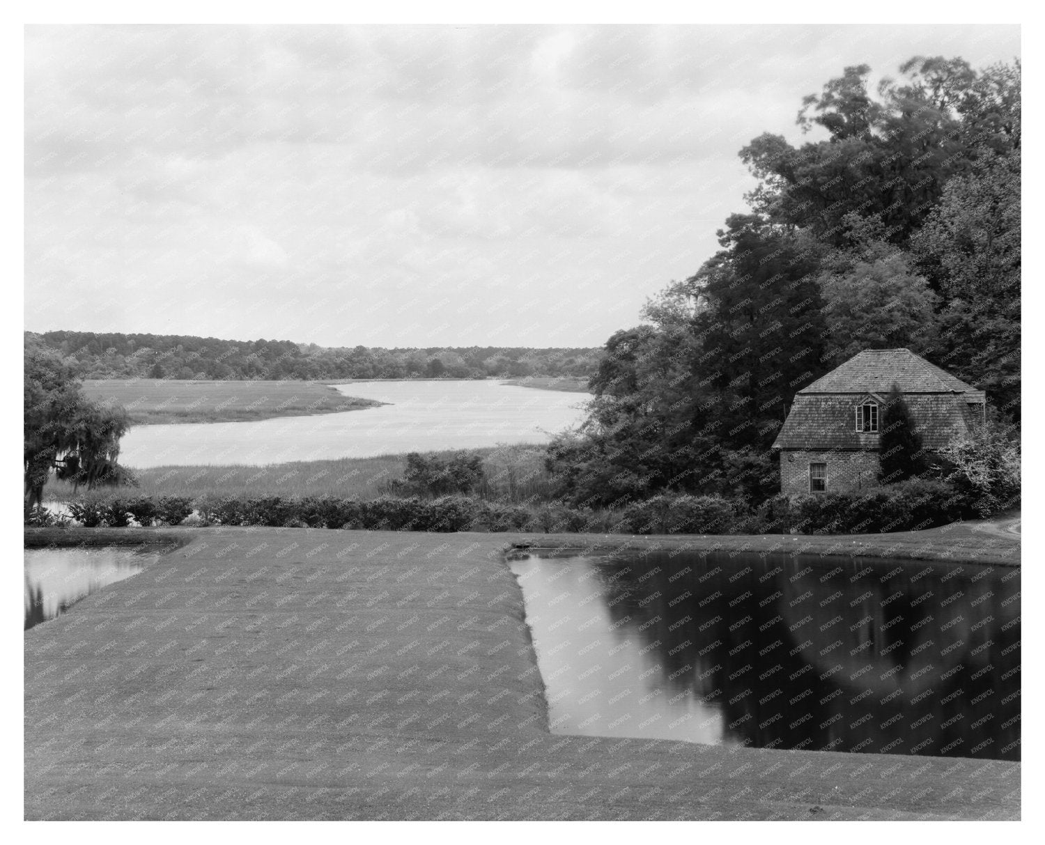 Historic 1755 Structure, Dorchester County, SC, 1953 Photo