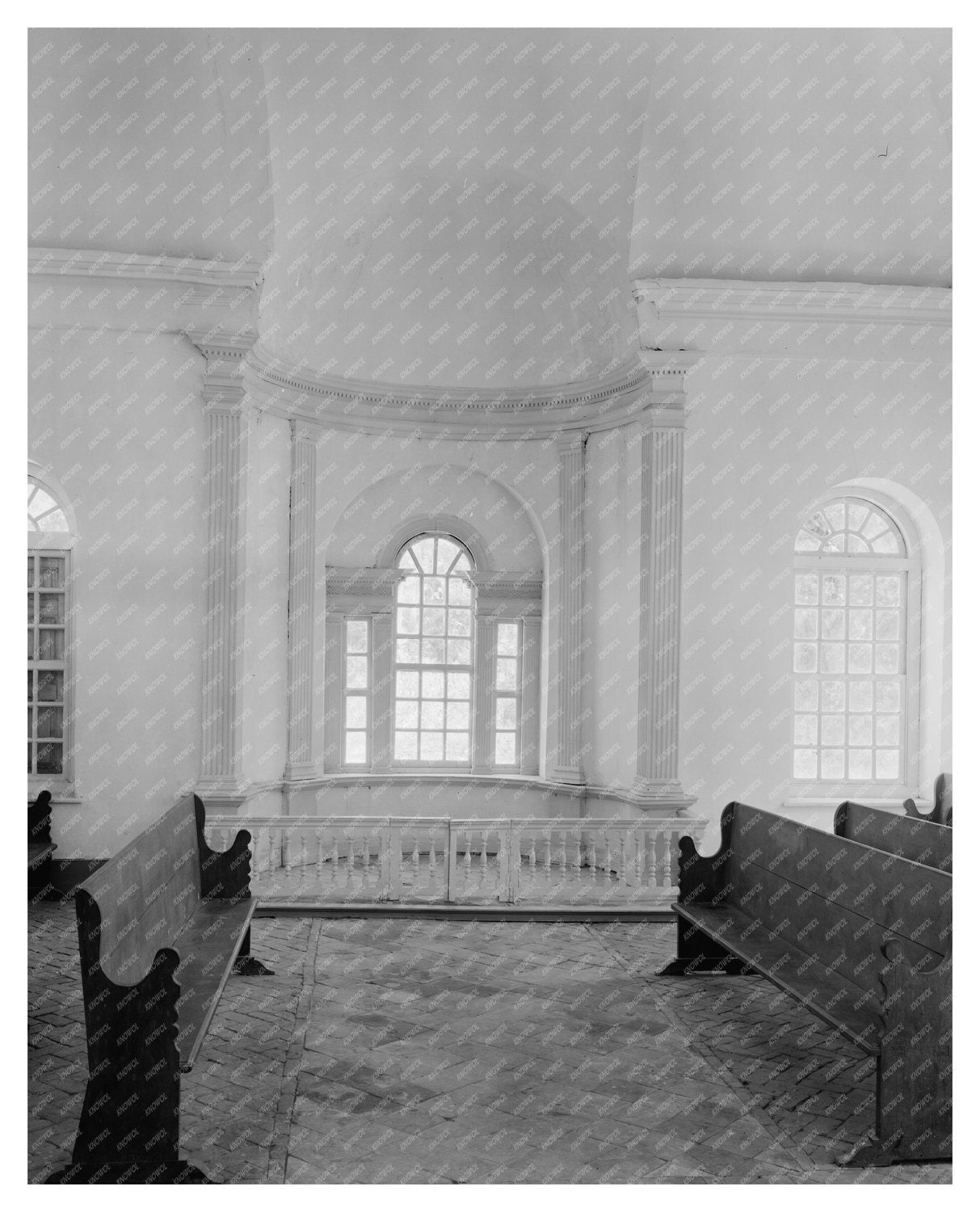 1763 Huguenot Architecture in Huger, SC - Vintage Photo