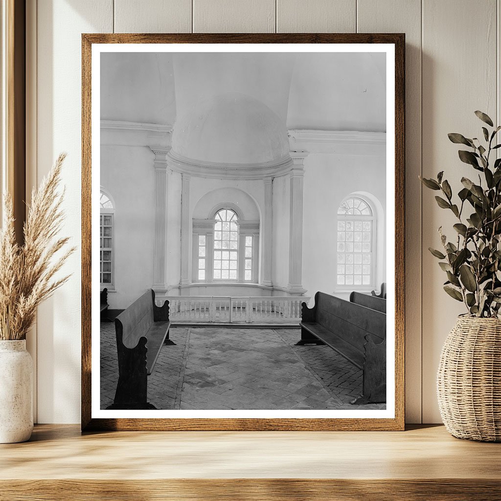 1763 Huguenot Architecture in Huger, SC - Vintage Photo