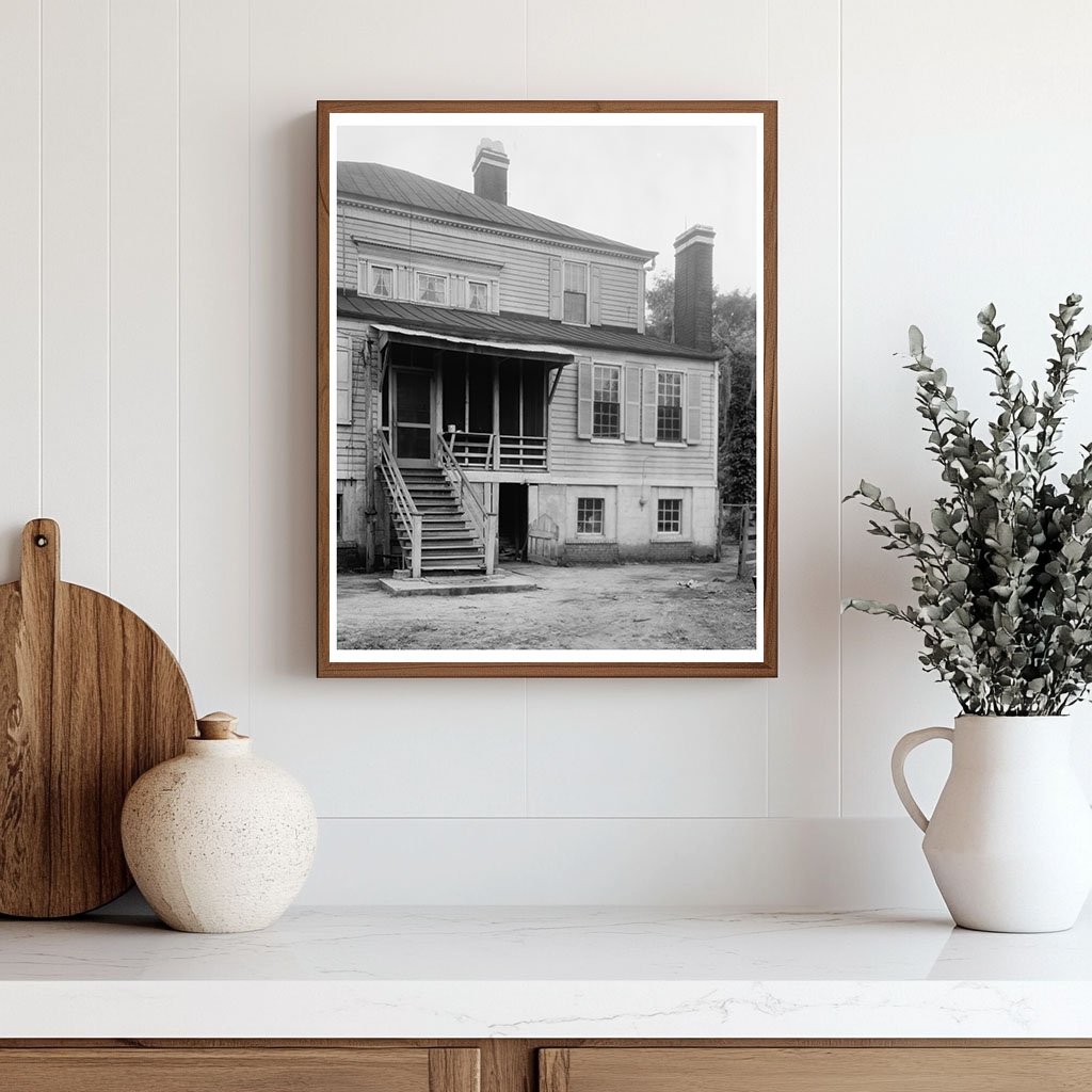 Eutaw Springs SC Plantation House 1805 Historical Photo