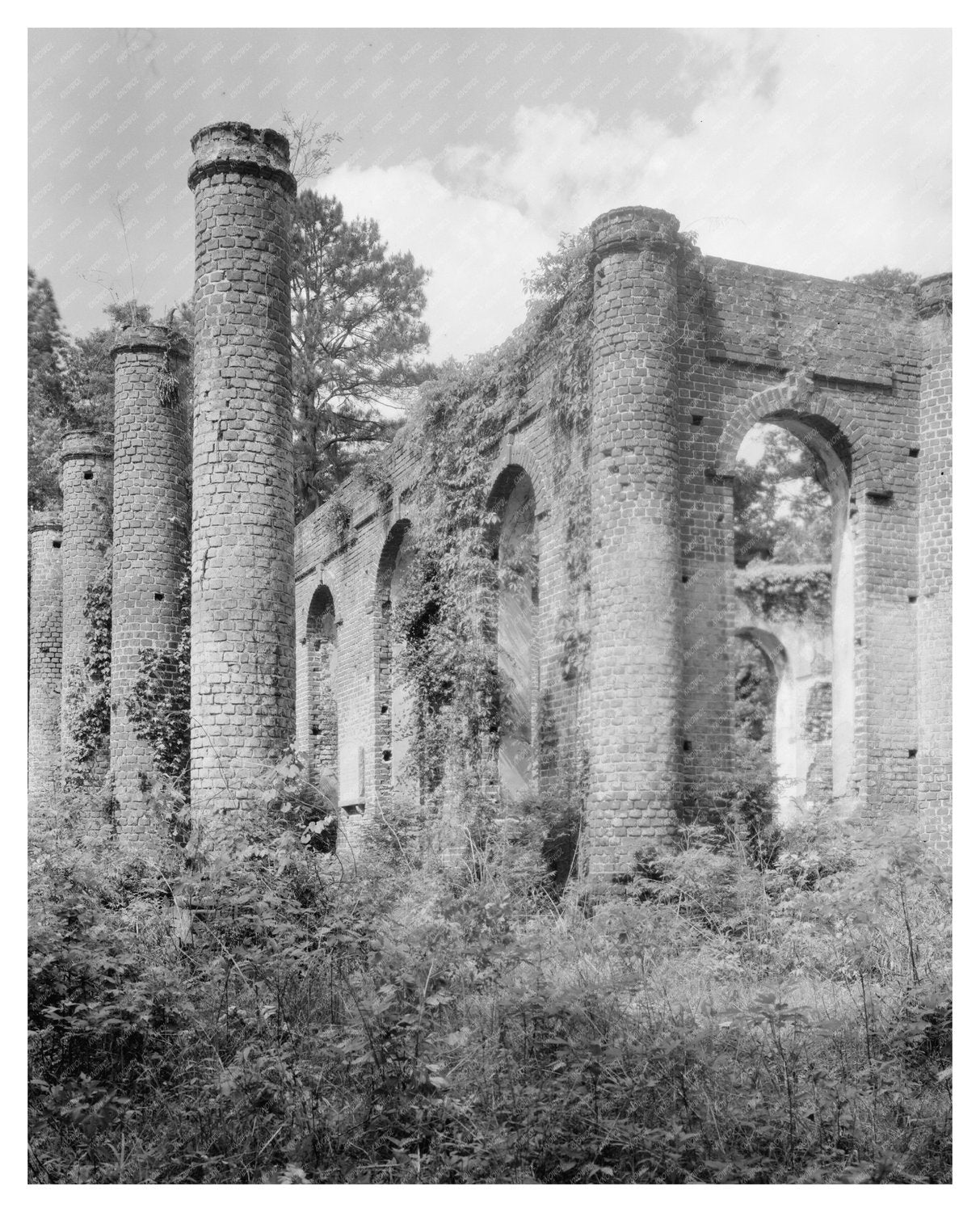 Abandoned Structure in Sheldon, SC - Historic Photo 1938