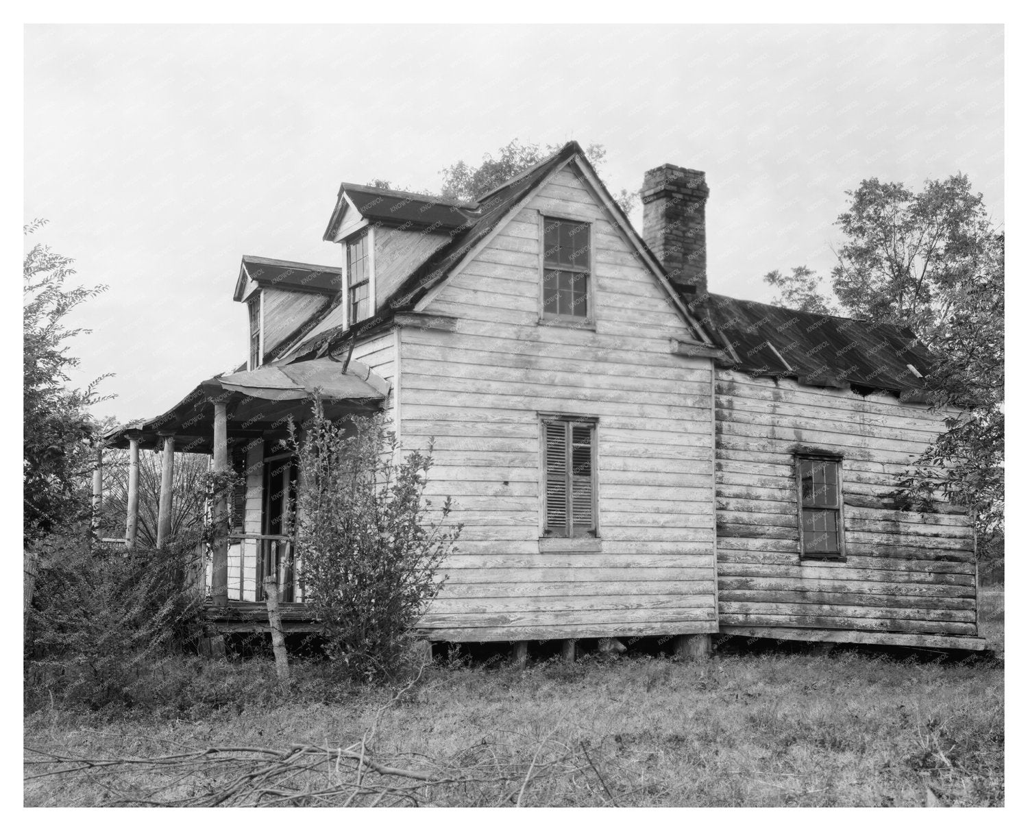 Georgetown County, SC Vintage Architecture Photo 1953