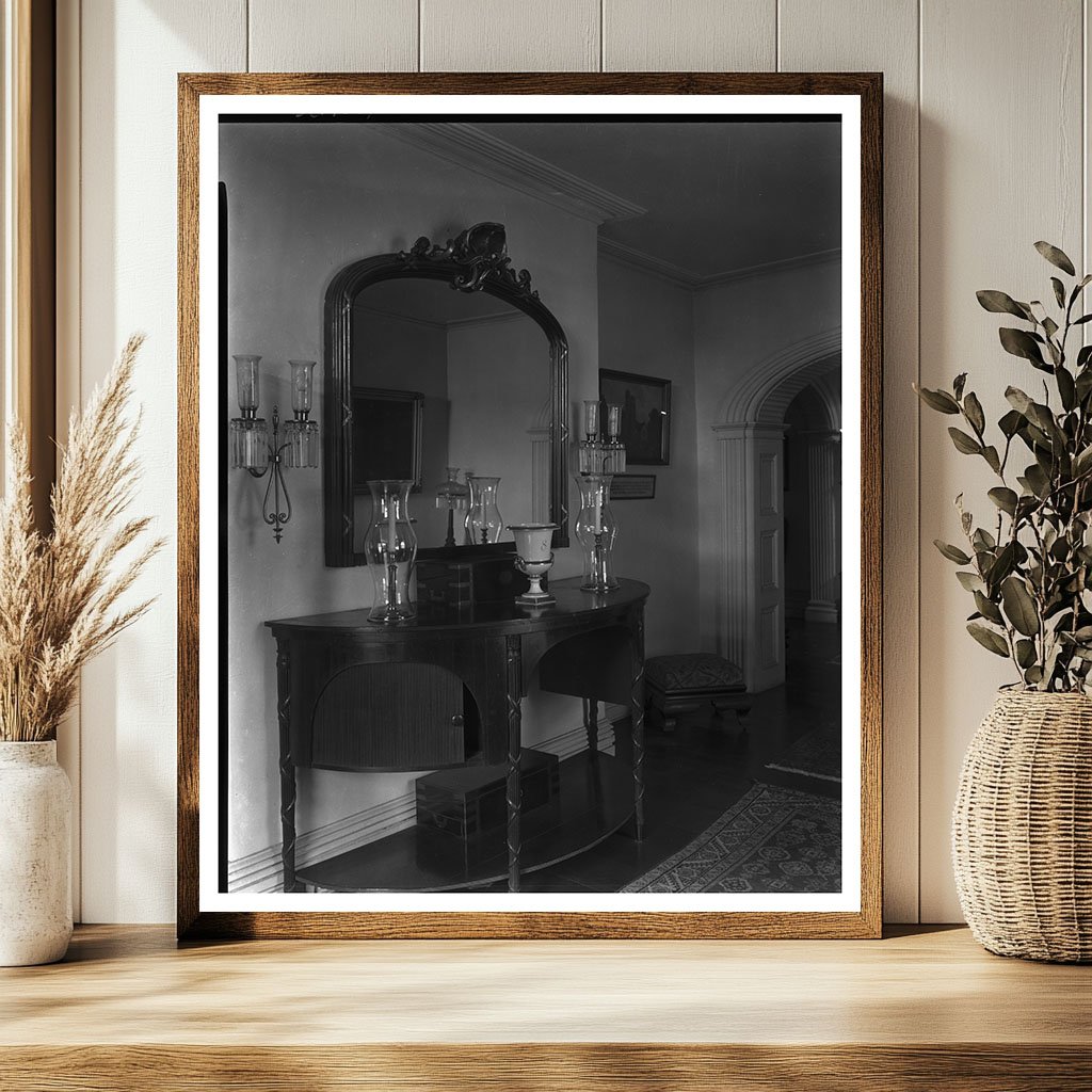 Charles Alston House Interior, Charleston SC, 20th Century