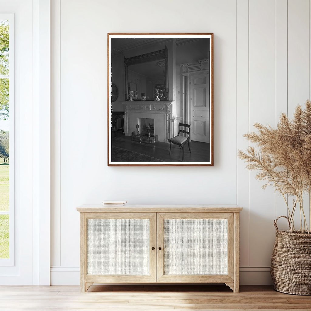 Charles Alston House Interior, Charleston SC 1930s Photo