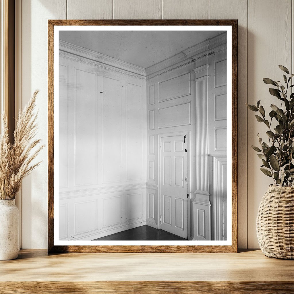 J.H. Rowley Estate, Horntown, VA, 1725 Vintage Photo