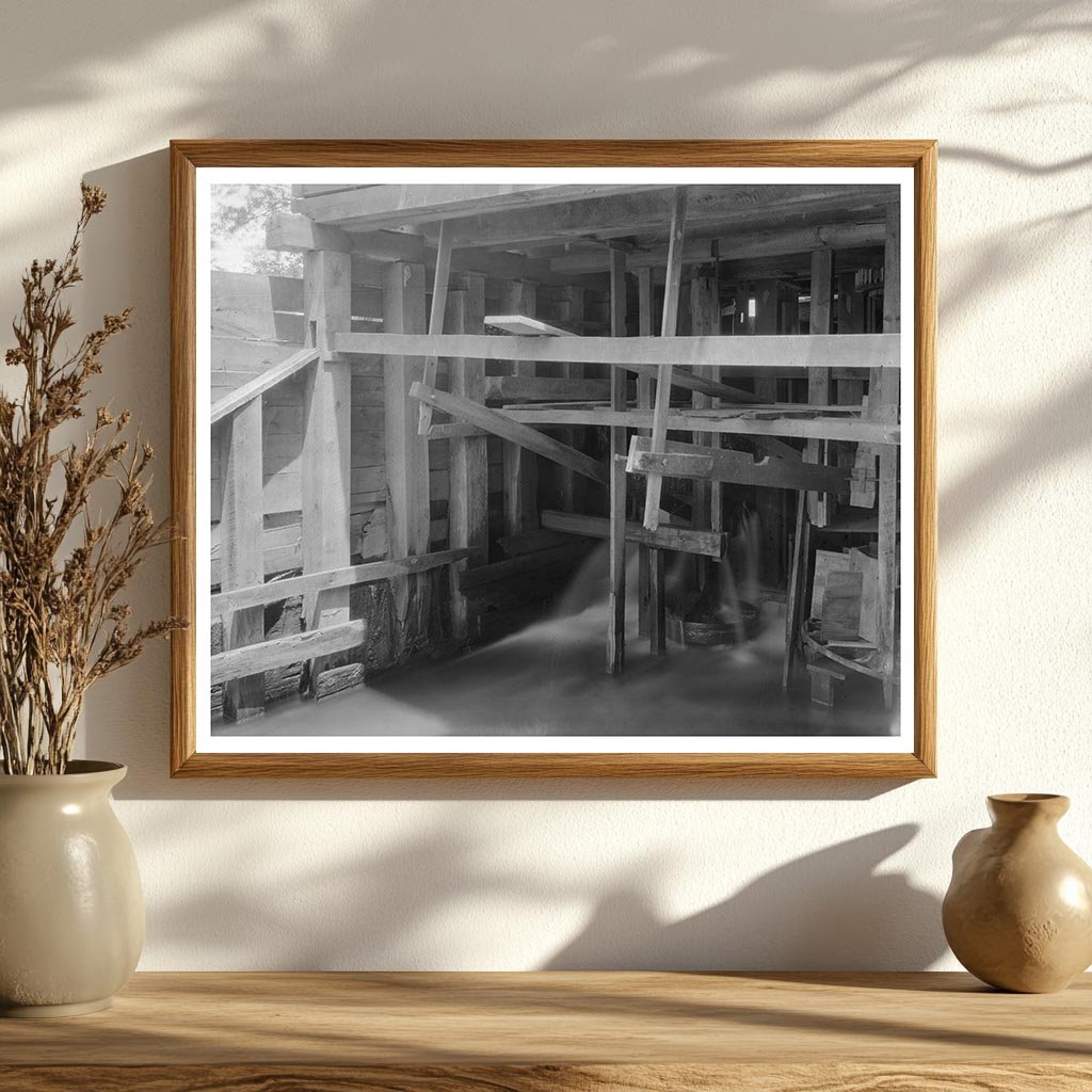 Water Mill in Accomack County, VA - 1980s Historical Photo