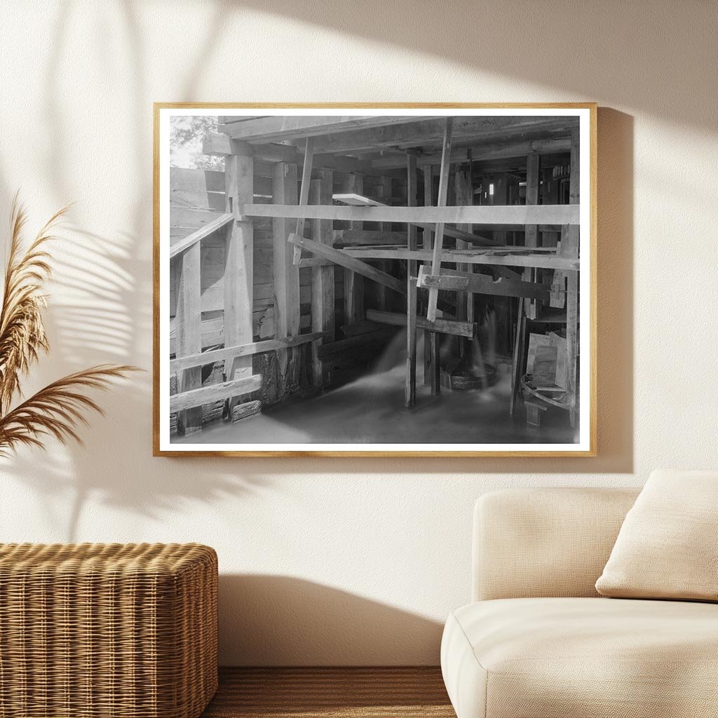 Water Mill in Accomack County, VA - 1980s Historical Photo