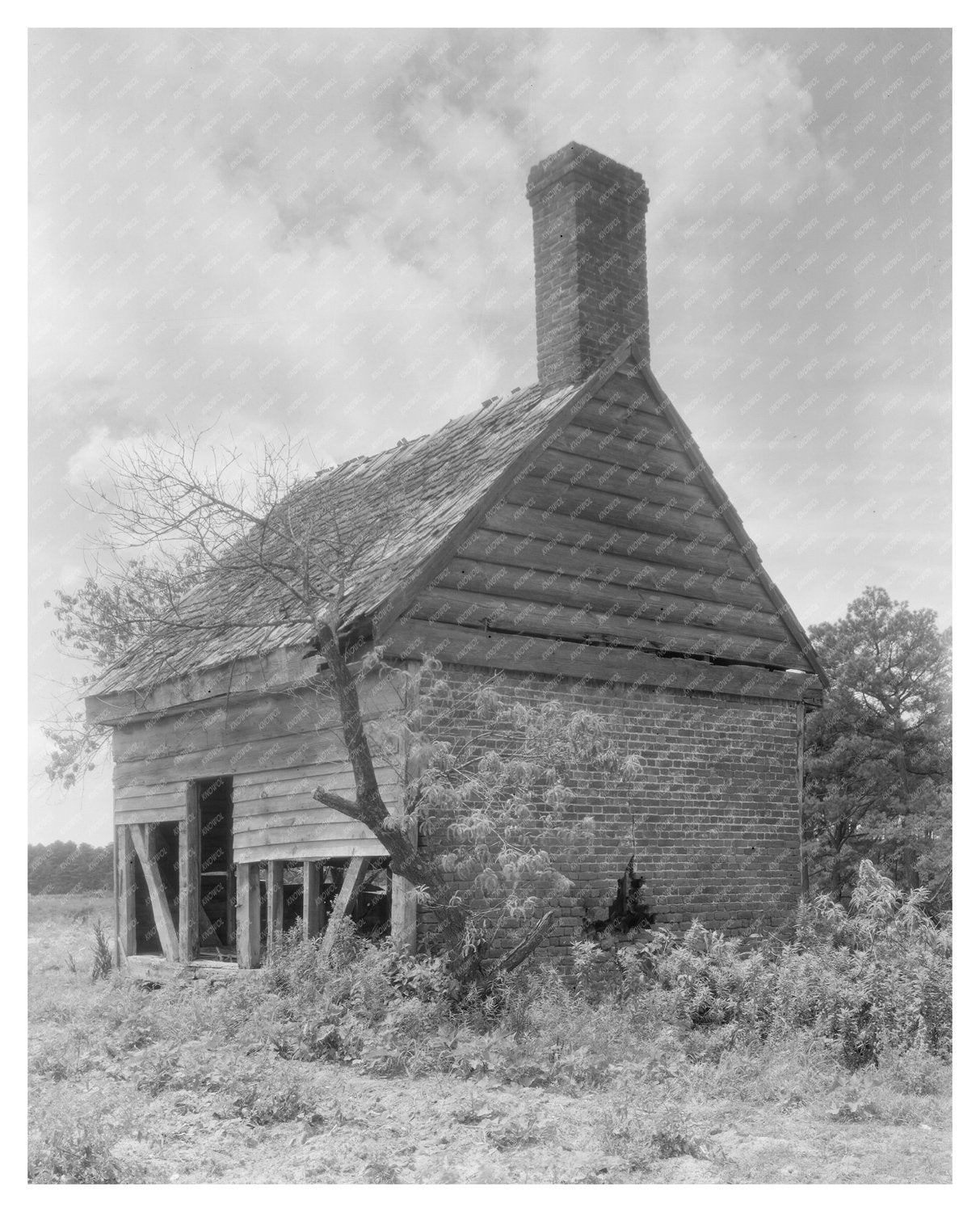 Lee Mont Architecture in Accomack County, VA 1980s Photo