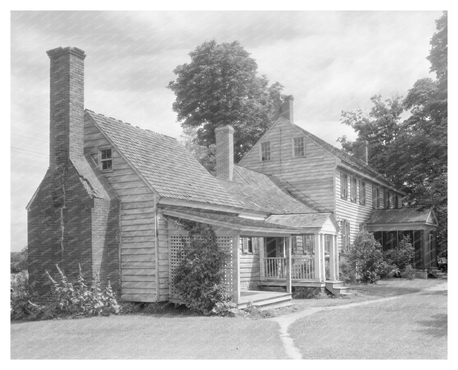 Old Seymour Place, Accomack County, VA - 1953 Photo