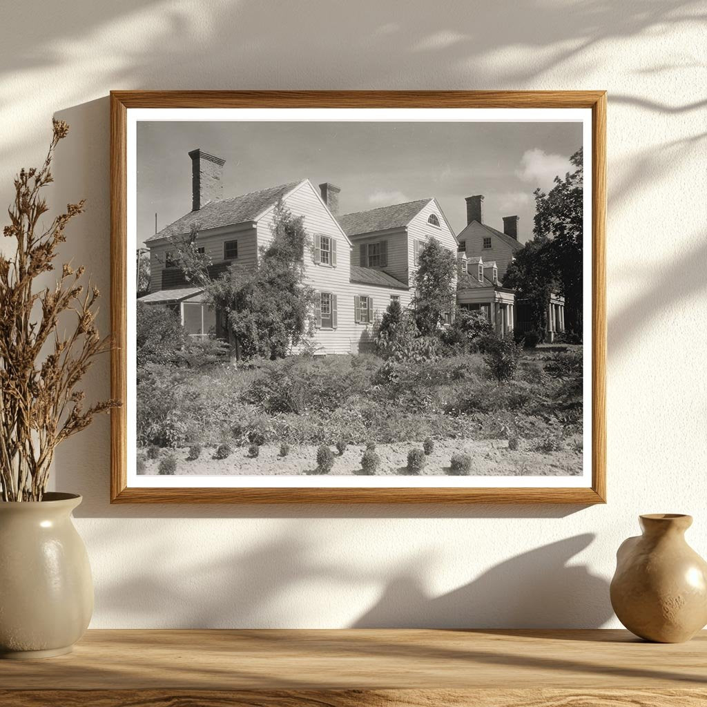 19th-Century Residence in Accomack County, Virginia, 1953
