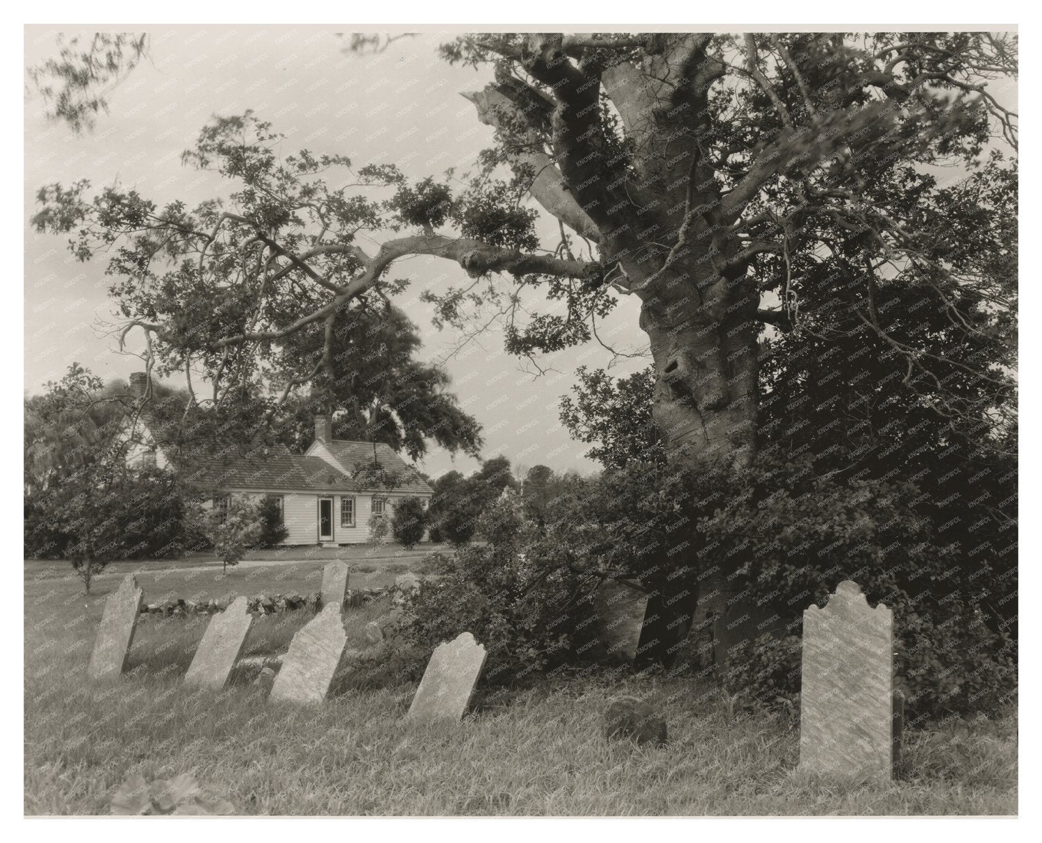 Historic Quinby House, Virginia 1673 - Vintage Photo