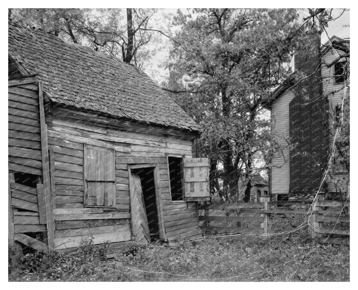 Short Pump, VA Vintage Architecture Photo, 20th Century