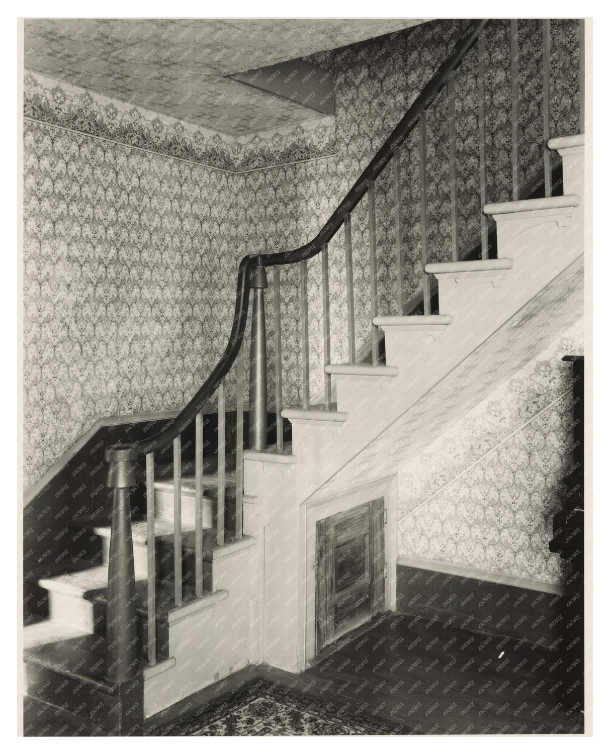 Vintage Interior Photo, Browns Cove, Albemarle Co, VA, 1900s