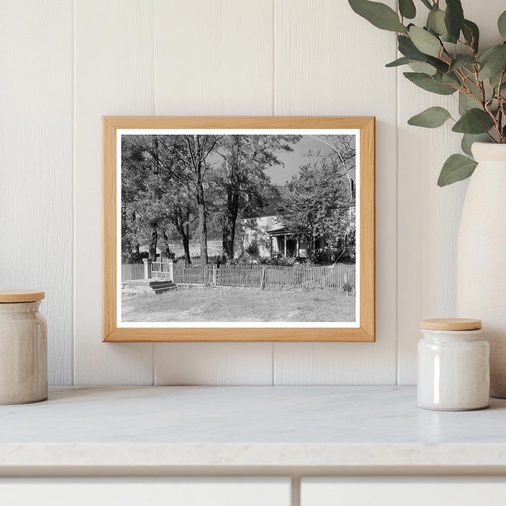 Browns Cove, VA Vintage Architecture Photo, Early 1900s