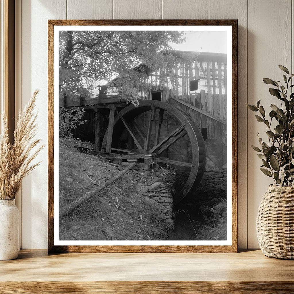 Gordonsville VA Waterwheels Photo, Early 1900s